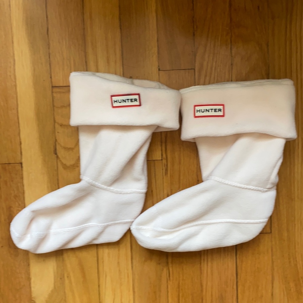 Short hunter rain boot fleece liners